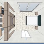 progetto camera struttura ricettiva con cabinaarmdio