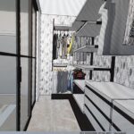 progetto camera struttura ricettiva con cabinaarmdio