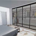 progetto camera struttura ricettiva con cabinaarmdio